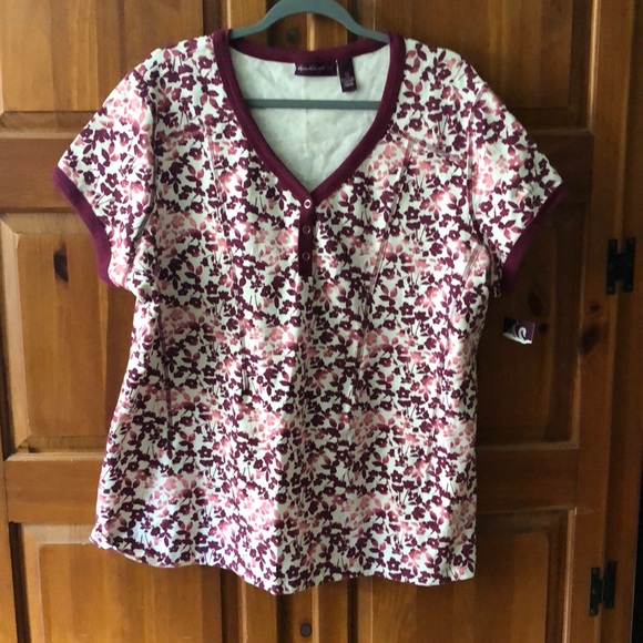 NWT Sport top Gloria Vanderbilt 2X - Picture 1 of 8